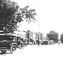 Bridgman Main Street, looking East in the 1920's.