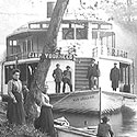 The May Graham and other river boats transported tourists from St. Joseph and Benton Harbor to resorts and camps located in the countryside by the St. Joseph River